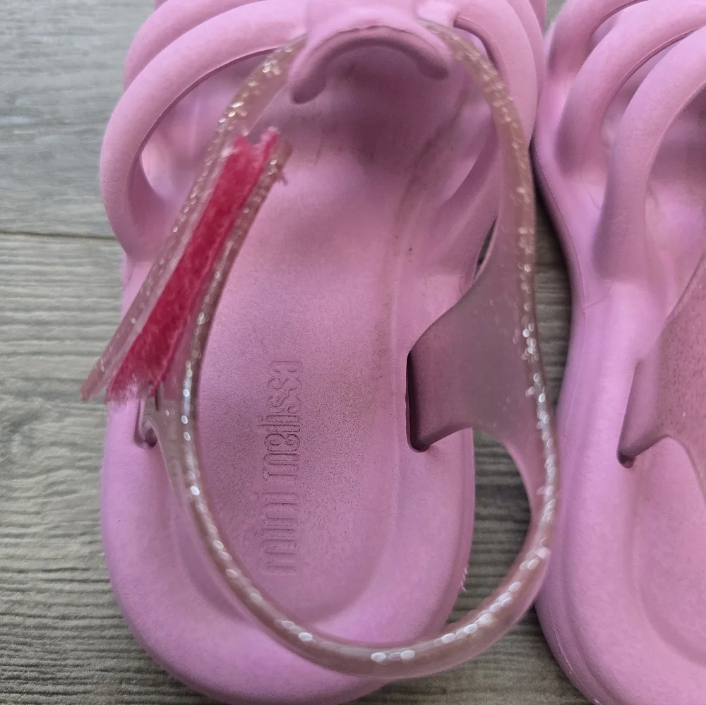 Mini Melissa Freesherman Sandals Pink Infant Size 7